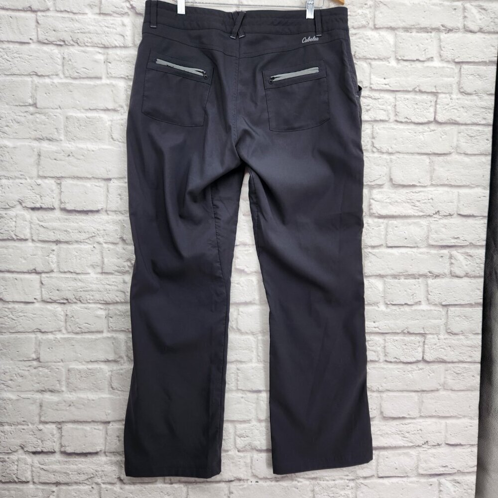 Cabela's XPG Women's Cool Phase Black Grey Size 14 Convertible Pants Gorpcore - Picture 8 of 15